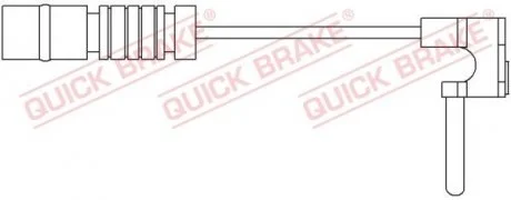Датчик зносу,гальм.колодки Quick-brake WS0172A