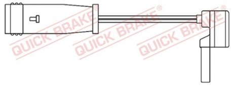 Датчик зносу гальмівних колодок MB A-class (W176)/E-class (W213) 12- (К-кт 2 шт.) Quick-brake WS 0196 A