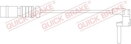 Датчик зносу,гальм.колодки Quick-brake WS0212A (фото 1)