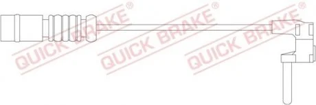 Датчик зносу,гальм.колодки Quick-brake WS0212A