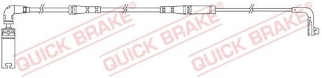 Датчик зносу гальмівних колодок (задніх) BMW 5 (E60) 03- (L=690mm) Quick-brake WS 0219 A