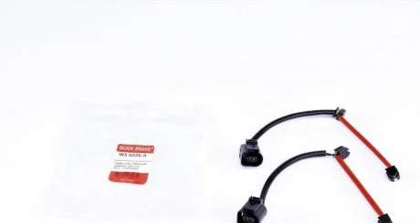 Датчик зносу гальмівних колодок (задніх) Audi Q7/Porsche Cayenne 3.0-6.0TDI 03-15 (L=255mm) К-кт 2шт. Quick-brake WS 0226 A