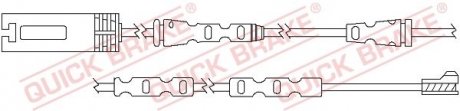 Датчик зносу,гальм.колодки Quick-brake WS0293A