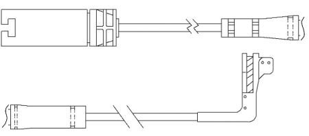 Датчик износа тормозных колодок Quick-brake WS 0295 A