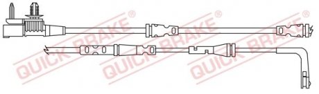 Датчик зносу гальмівних колодок (передніх) Land Rover Range Rover Velar 19- Quick-brake WS 0409 A