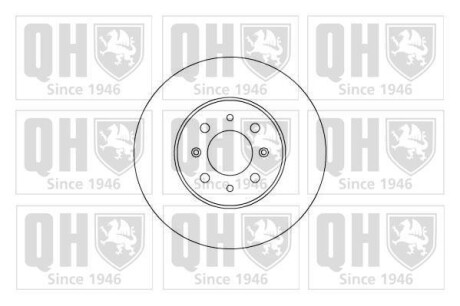Тормозной диск передний вентилируемый QUINTON HAZELL BDC5211