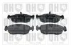 Тормозные колодки дисковые, комплект QUINTON HAZELL BP446 (фото 1)