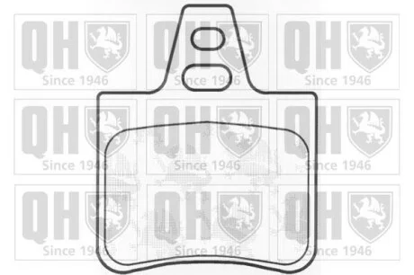 Тормозные колодки дисковые, комплект QUINTON HAZELL BP474