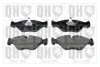 Тормозные колодки дисковые, комплект QUINTON HAZELL BP683 (фото 1)