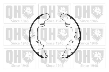 Колодки тормозные барабанные, комплект QUINTON HAZELL BS1074