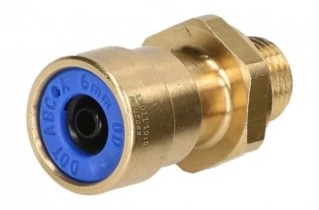 Пневматичне з'єднання TEKALAN штуцер abc М10*1x6*1 Raufoss 90106010