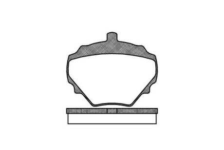 Тормозные колодки дисковые, комплект REMSA 0052.10