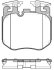 Тормозные колодки дисковые, комплект REMSA 169000 (фото 1)