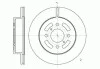 Тормозной диск передний вентилируемый REMSA 6642.10 (фото 1)