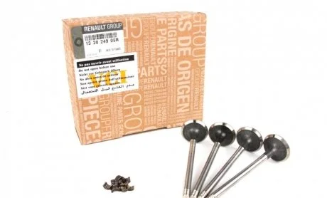 Клапани випуск k9k 01> (к-кт 4 шт.).) RENAULT 132024905R