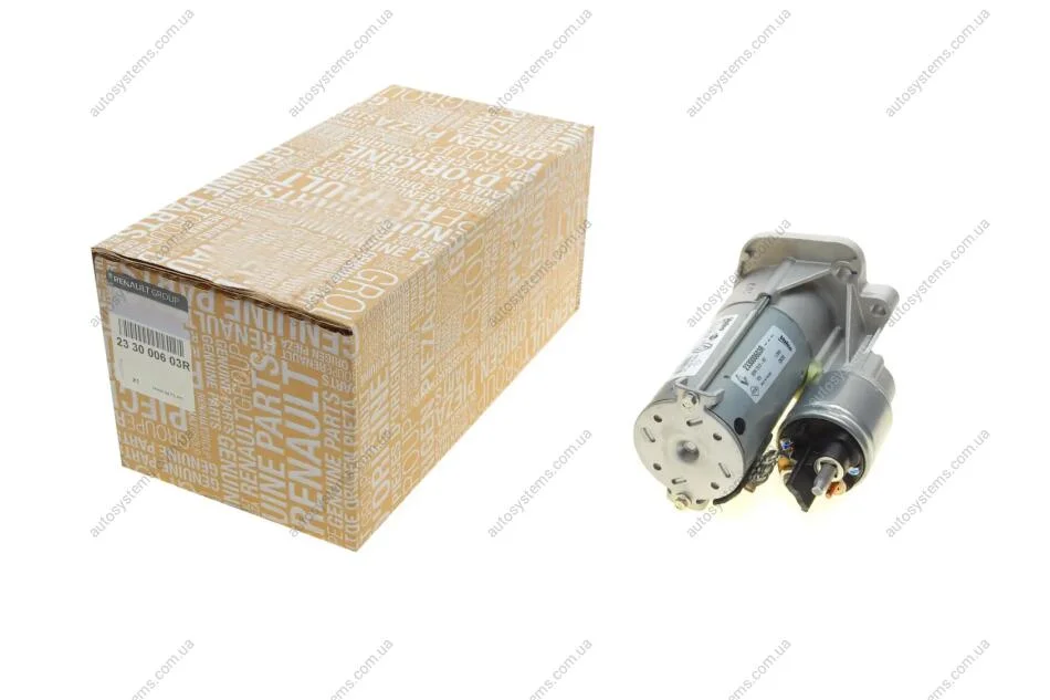 Стартер Renault Kangoo/Megane/Nissan Qashqai/Dacia Dokker/Duster/Logan 1.5 dCi 08- (1.2кВт) (10z) RENAULT 233000603R (фото 1)