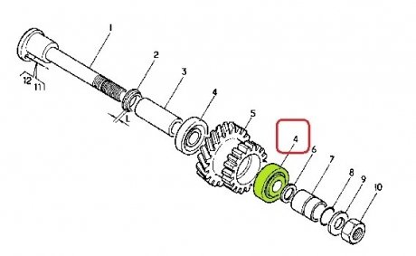 Підшипник ступиці Mascott/ Midliner RENAULT 5010439054