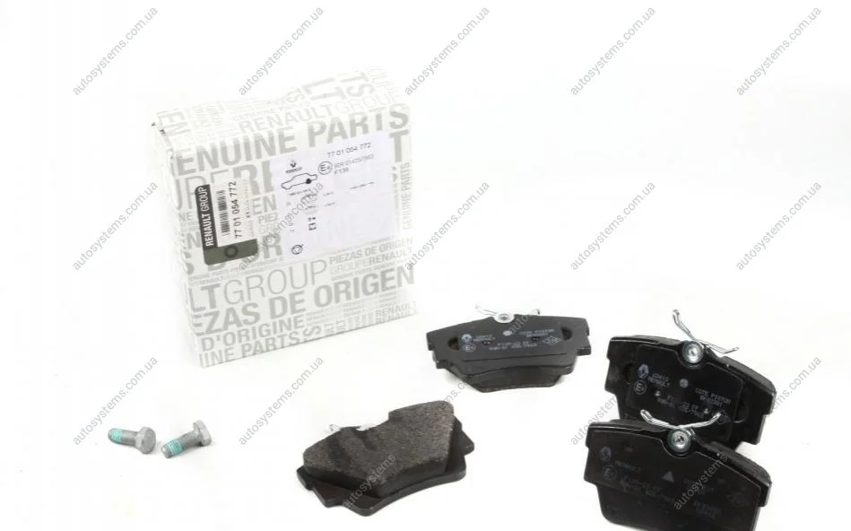 Колодки тормозные зад. trafic ii RENAULT 7701054772 (фото 1)