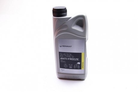 Антифриз-концентрат Glaceol Rx Type D, 1л. зелений RENAULT 7711428132