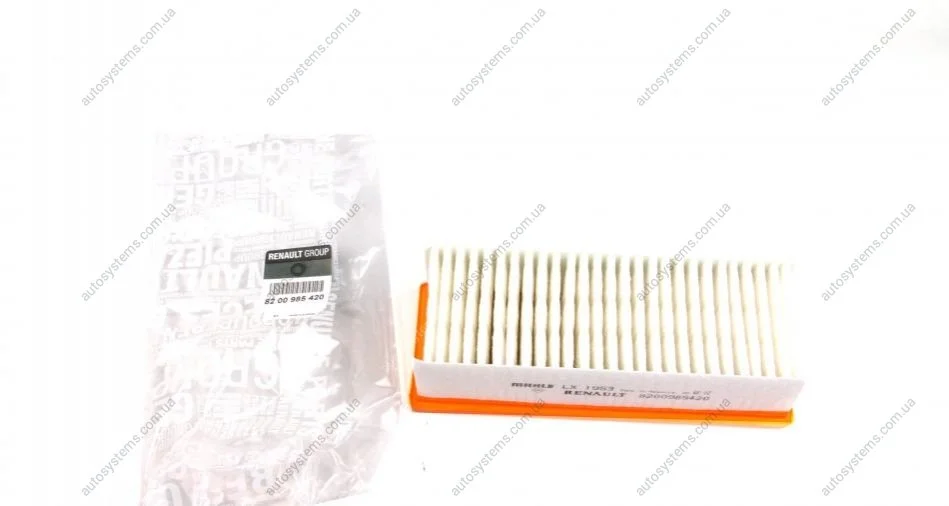 Фильтр воздуха duster k9k RENAULT 8200985420 (фото 1)