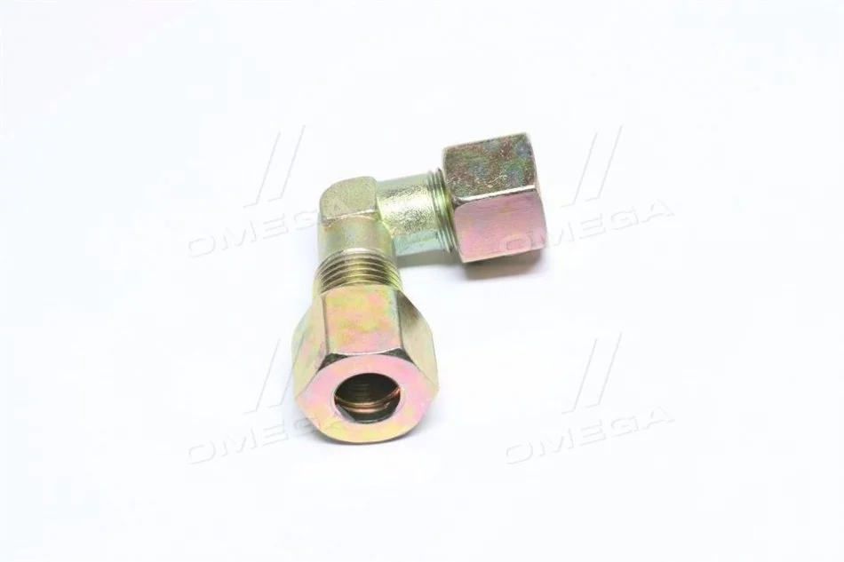 Фитинг угловой металл D10MMXD10MM аварийная гайка RIDER RD028814 (фото 1)