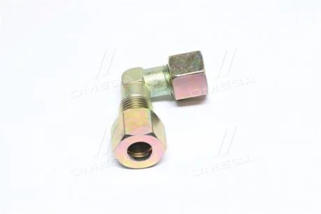 Фитинг угловой металл D10MMXD10MM аварийная гайка RIDER RD028814