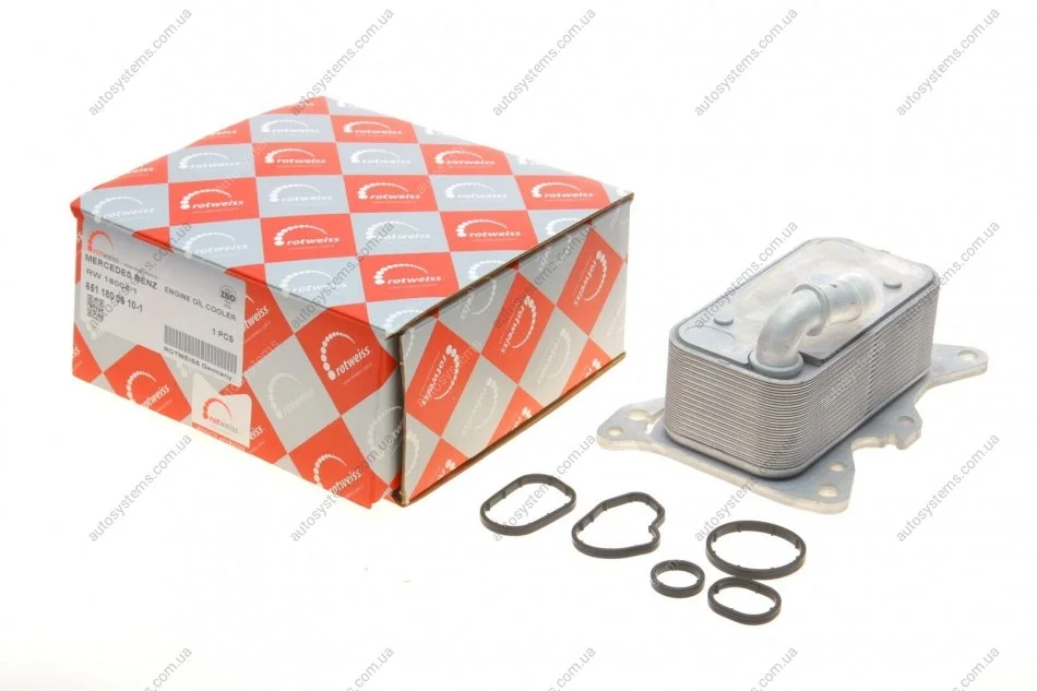 Радіатор масляний MB Sprinter OM651 (теплообмінник) Rotweiss RW18004-1 (фото 1)