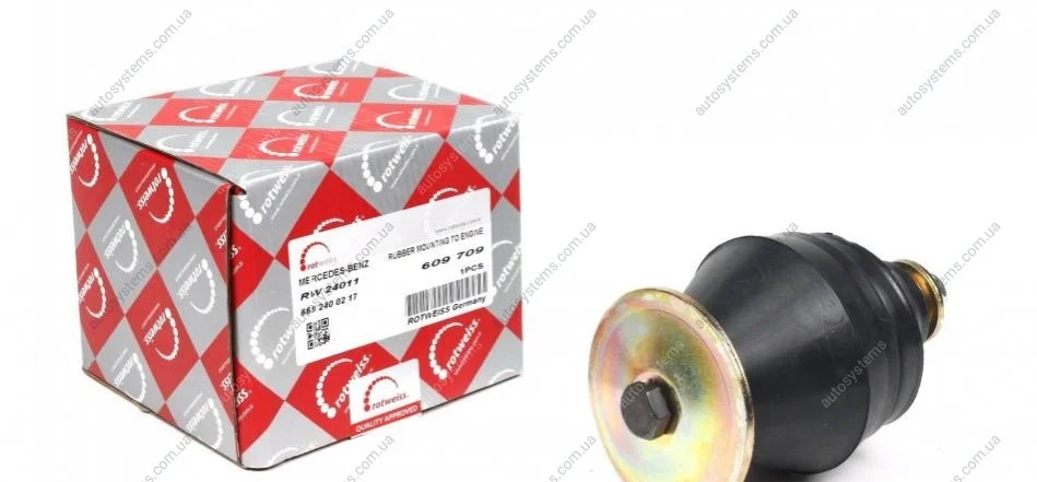 Подушка двигуна MB 609-811D (6682400217) Rotweiss RW24011 (фото 1)