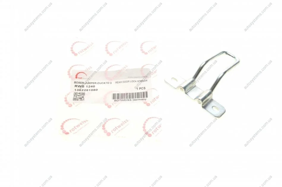 Петля замка дверей Fiat Ducato/Peugeot Boxer 06- (1362281080) Rotweiss RWS1240 (фото 1)