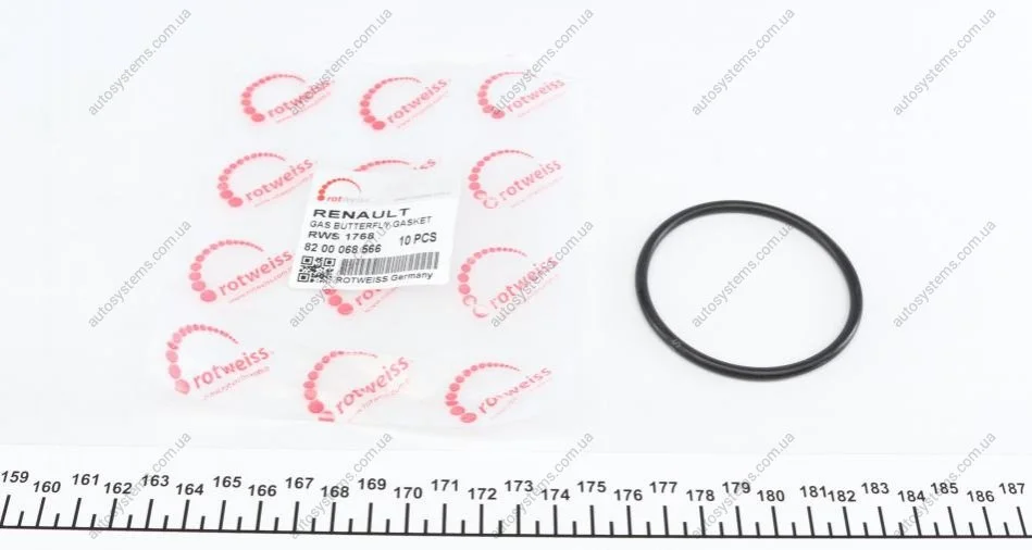 Прокладка колектора впускного Renault Kangoo/Laguna II/Trafic 1.4-2.0 01- Rotweiss RWS1768 (фото 1)