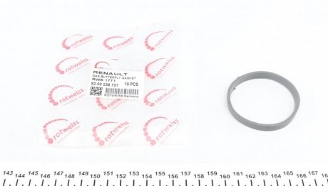 Прокладка заслонки дросельної Renault Megane II 1.4/1.6 16V 03- (K4M/K4J) Rotweiss RWS1771
