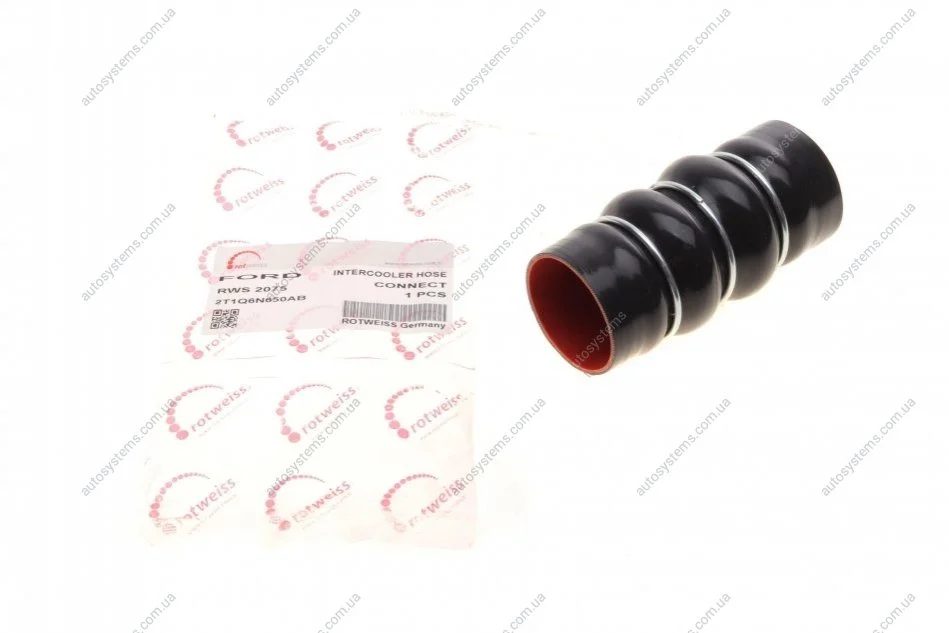 Патрубок інтеркулера Ford Connect 1.8TDCi 02- Rotweiss RWS2075 (фото 1)
