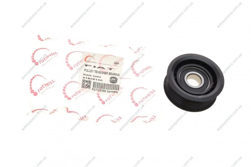 Ролик генератора Fiat 500L/500X/Bravo/Tipo/Jeep Cherokee 1.6/2.0D 08- (паразитний) (67x25.2) Rotweiss RWS3262 (фото 1)