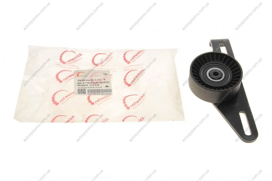 Ролик генератора Renault Kangoo 1.4/1.6 98- (-AC) (натяжний) (70x25.5) Rotweiss RWS3328 (фото 1)