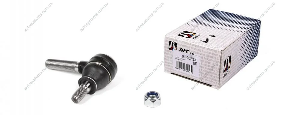 Наконечник тяги рульової (R) Opel Omega A/B 86-03/Senator B 87-93 (внутр.) RTS 91-00353 (фото 1)