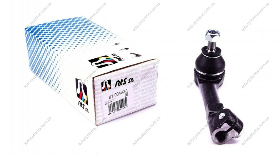 Наконечник тяги рульової (R) Renault Kangoo 97-/Megane I 96-03/Clio I 90-98 RTS 91-00480-1 (фото 1)