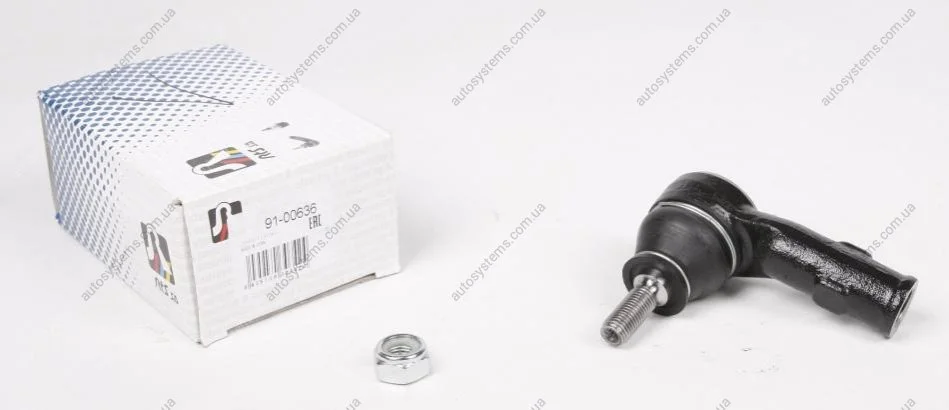 Наконечник тяги рульової (R) Ford Escort V/VI 90-00/Orion III 90-93/Scorpio I 85-94 RTS 91-00636 (фото 1)