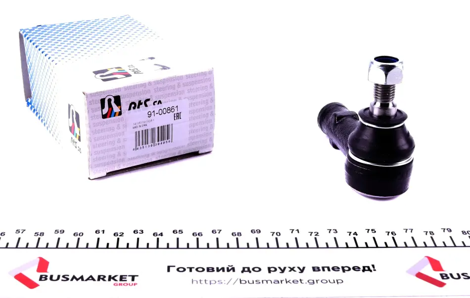 Наконечник тяги рульової MB C-class (W202/S202) 93-01/CLK-class (A208/C208)/SLK-class (R170) 96-04 RTS 91-00861 (фото 1)
