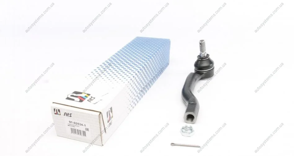 Наконечник тяги рульової (R) Toyota Corolla/Auris 06-18/Prius Plus 11- RTS 91-02534-1 (фото 1)