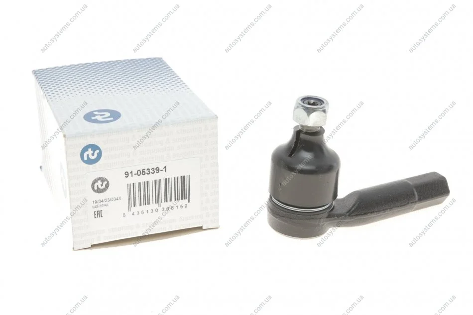 Наконечник тяги рульової (R) Audi A2 00-05/Seat Ibiza/Skoda Fabia 99-14/Roomster 06-15/VW Polo 01- RTS 91-05339-1 (фото 1)