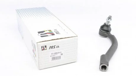 Наконечник тяги рульової (L) Hyundai Santa Fe I/II 03-12/ix55 08-/Kia Sorento II 09- RTS 91-08634-2