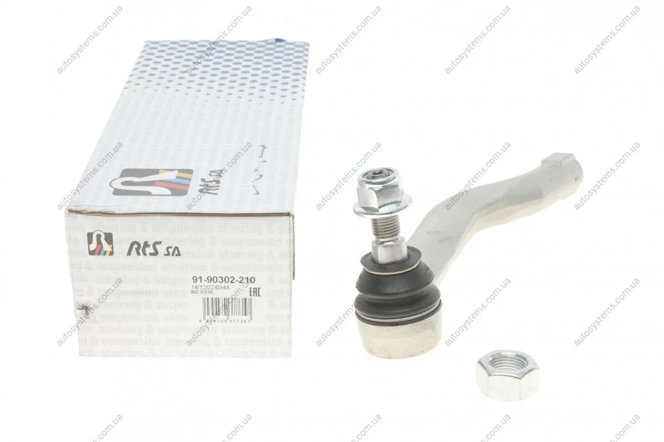 Наконечник тяги рульової (L) Renault Master III/Opel Movano B/Nissan NV400 10- RTS 91-90302-210 (фото 1)