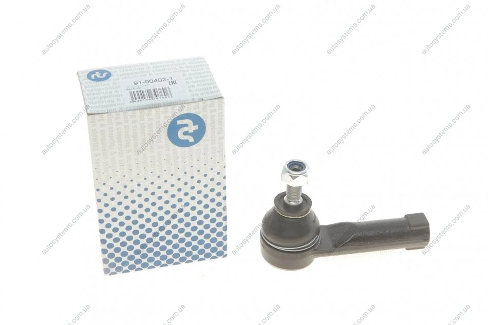 Наконечник тяги рульової (R) Renault Kangoo/Clio 97-/Megane/Scenic 96-03/Nissan Kubistar/Micra 03- RTS 91-90402-1 (фото 1)