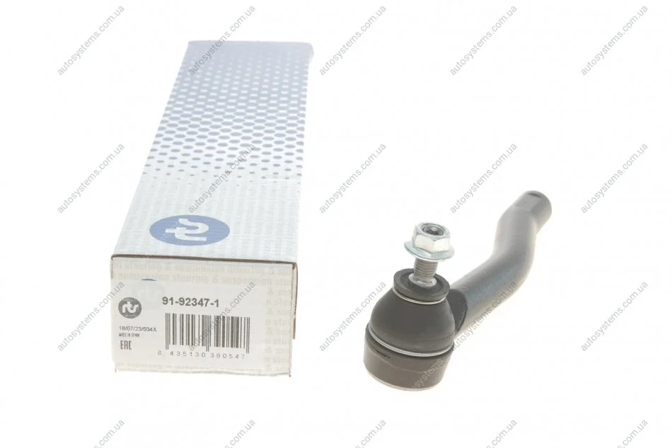 Наконечник тяги рульової (R) Nissan Leaf/Juke 10-/Tiida 11- RTS 91-92347-1 (фото 1)