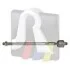 Тяга рульова Renault Clio III 05-14/Modus 04- (L=310mm) RTS 92-90442 (фото 2)