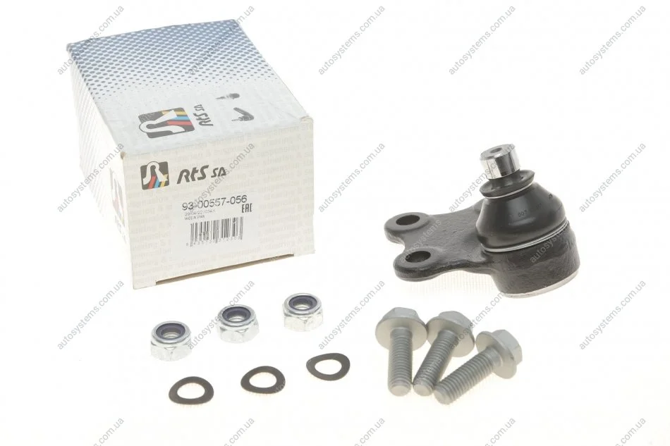 Опора кульова (передня/знизу) Citroen Berlingo/Peugeot Partner 96-08/Citroen Xsara 97-05 (d=16mm) RTS 93-00557-056 (фото 1)