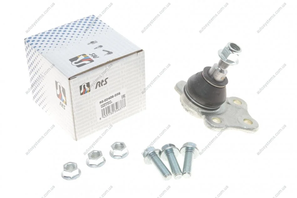 Опора кульова (передня/знизу) Dacia Duster/Renault Duster 10- RTS 93-02406-056 (фото 1)