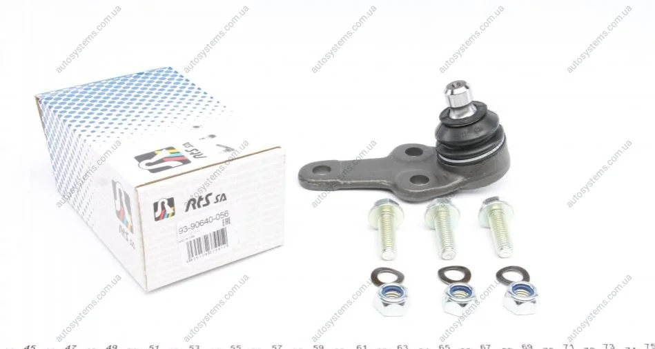 Опора кульова (передня/знизу) Ford Focus 98-04 (d=16.5mm) RTS 93-90640-056 (фото 1)