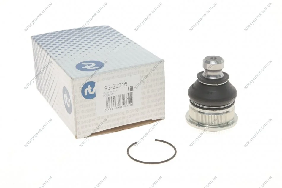 Опора кульова (передня/знизу) Renault Clio/Logan/Megane/Scenic 02- (d=18mm/38.3mm) RTS 93-92316 (фото 1)