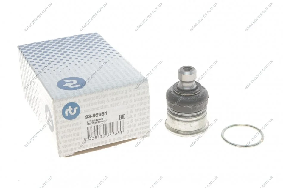 Опора кульова (передня/знизу) Nissan Micra 10- RTS 93-92351 (фото 1)